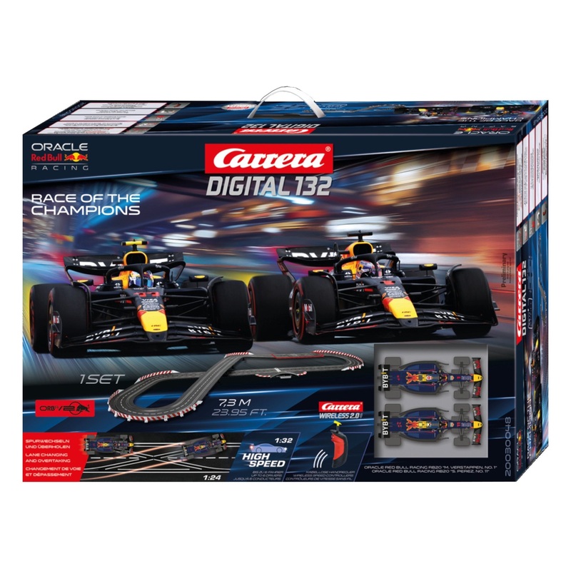Carrera – DIGITAL 1/32 Race of the Champions 7.3m Set