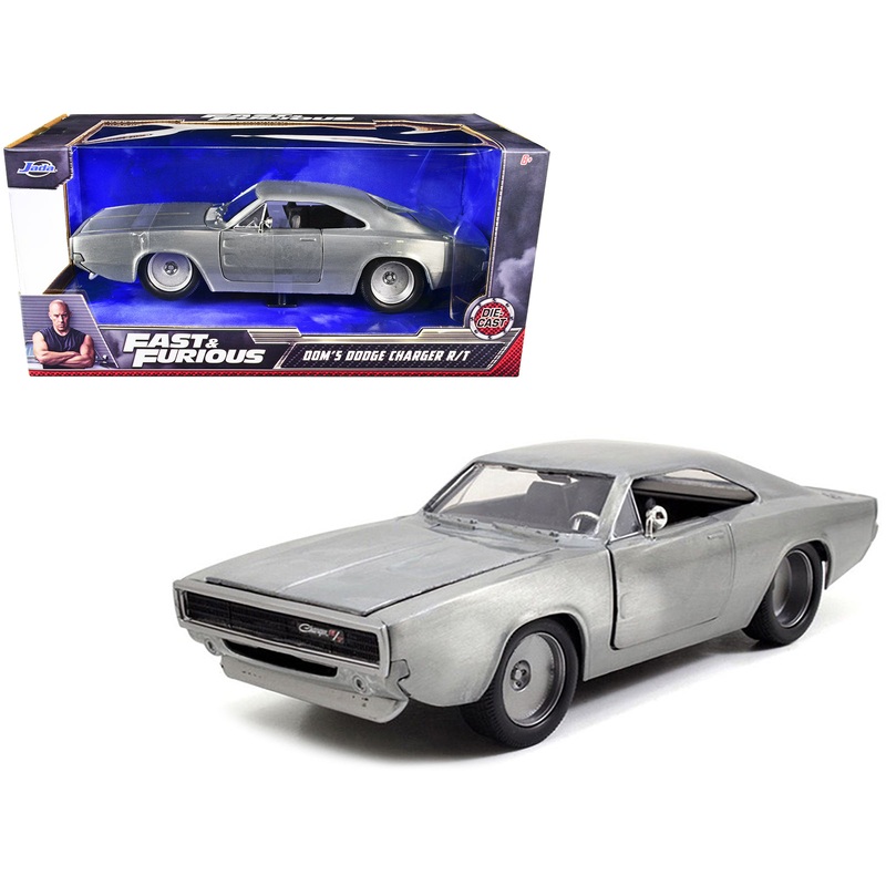 Dom’s 1970 Dodge Charger R/T Bare Metal “Fast & Furious 7” (2015) Movie 1/24 Diecast Model Car by Jada