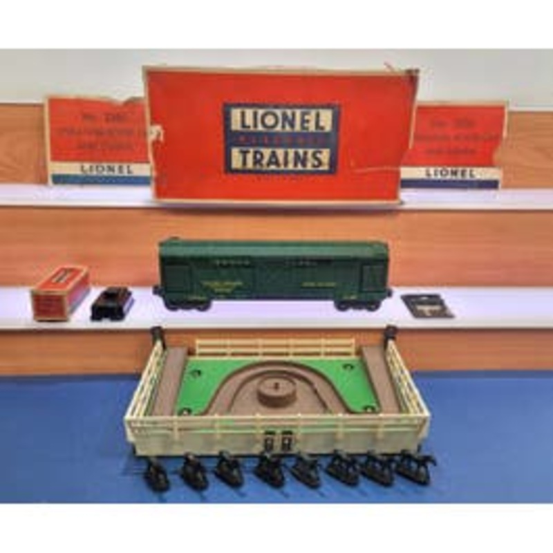 Lionel LIO3356G 3356 Horse Platform & Corral O Santa Fe Railway Express Agency Inc Horse Express Car #3356 W/Box