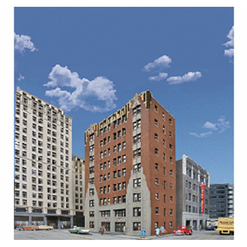 Walthers #933-3770 – City Apartment Background Building — Kit