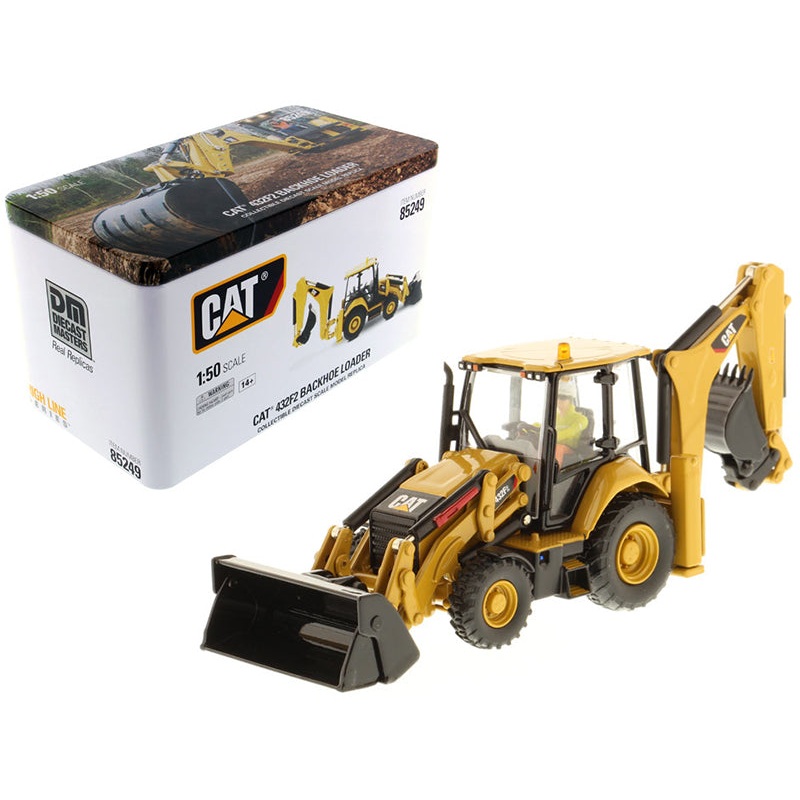 CAT Caterpillar 432F2 Backhoe Loader with Operator “High Line Series” 1/50 Diecast Model  by Diecast Masters