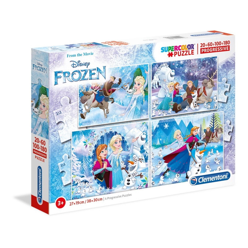 Clementoni – Frozen (20+60+100+180pcs)
