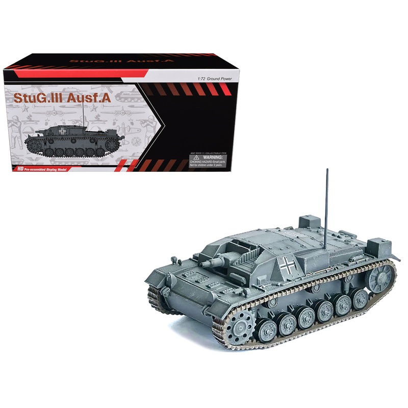 Germany StuG.III Ausf.A Tank “LAH France” (1940) “NEO Dragon Armor” Series 1/72 Plastic Model by Dragon Models