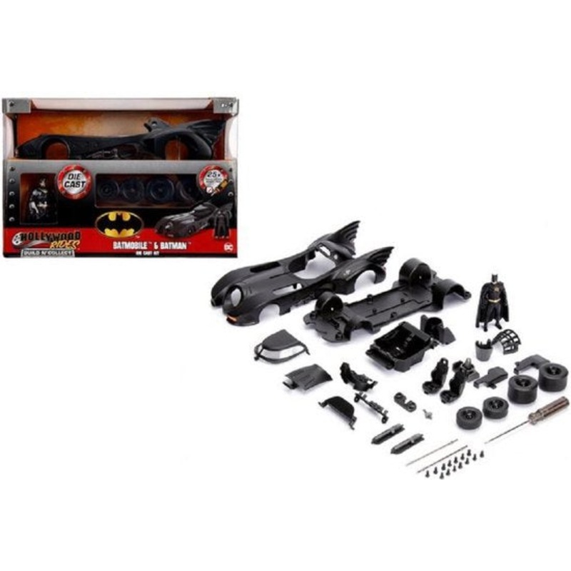 Jada – 1/24 Batman Build & Collect 1989 Batmobile (Hollywood Rides)