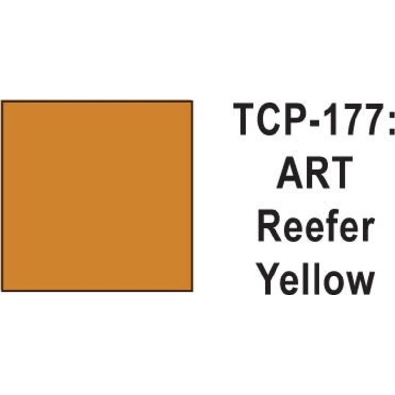 Tru Color TCP-177 American Refrigerator Transit Company Reefer Yellow Paint 1 ounce