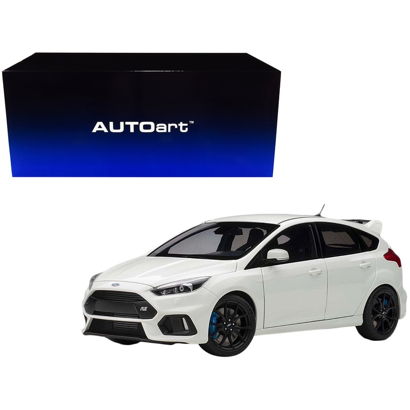 2016 Ford Focus RS Frozen White 1/18 Model Car by Autoart