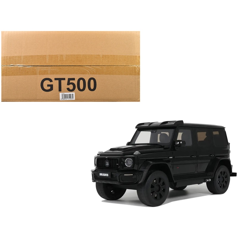 2023 Mercedes-Benz Brabus G800 4×4 Black 1/18 Model Car by GT Spirit