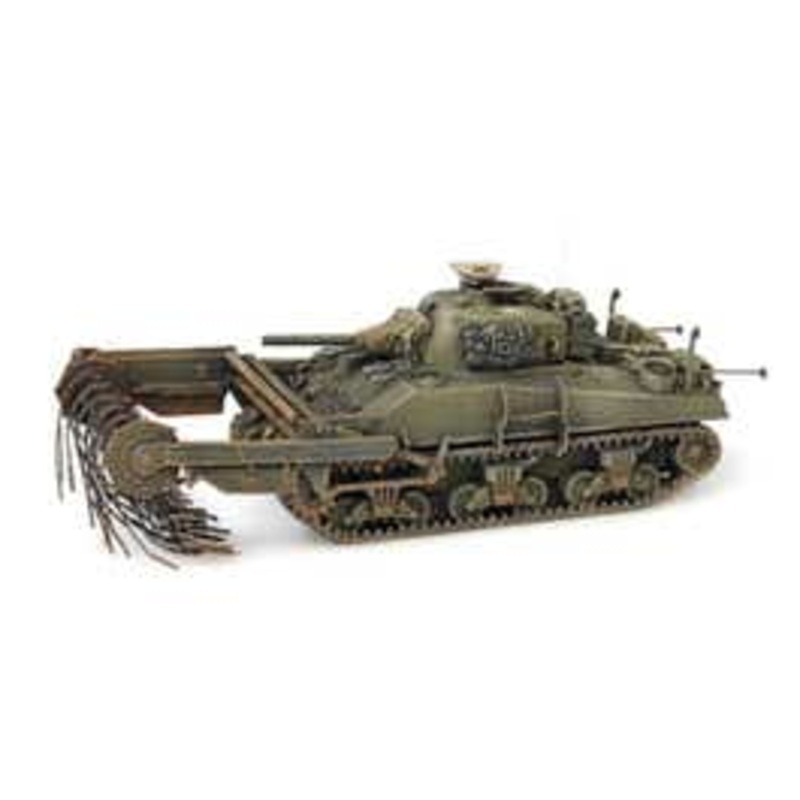 Artitec 387.117  HO Sherman M4A4 Crab, mine clearing tank, UK / US