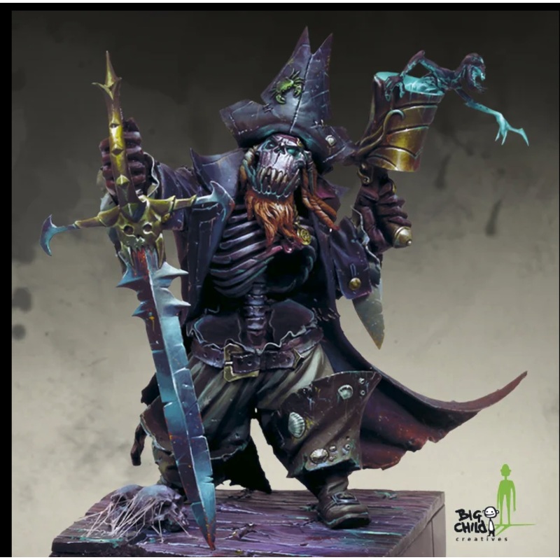 Big Child Creatives – 75mm Kaptain Albrork the Fourfold Damned