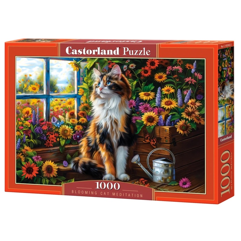Castorland – Blooming Cat Meditation (1000pcs)