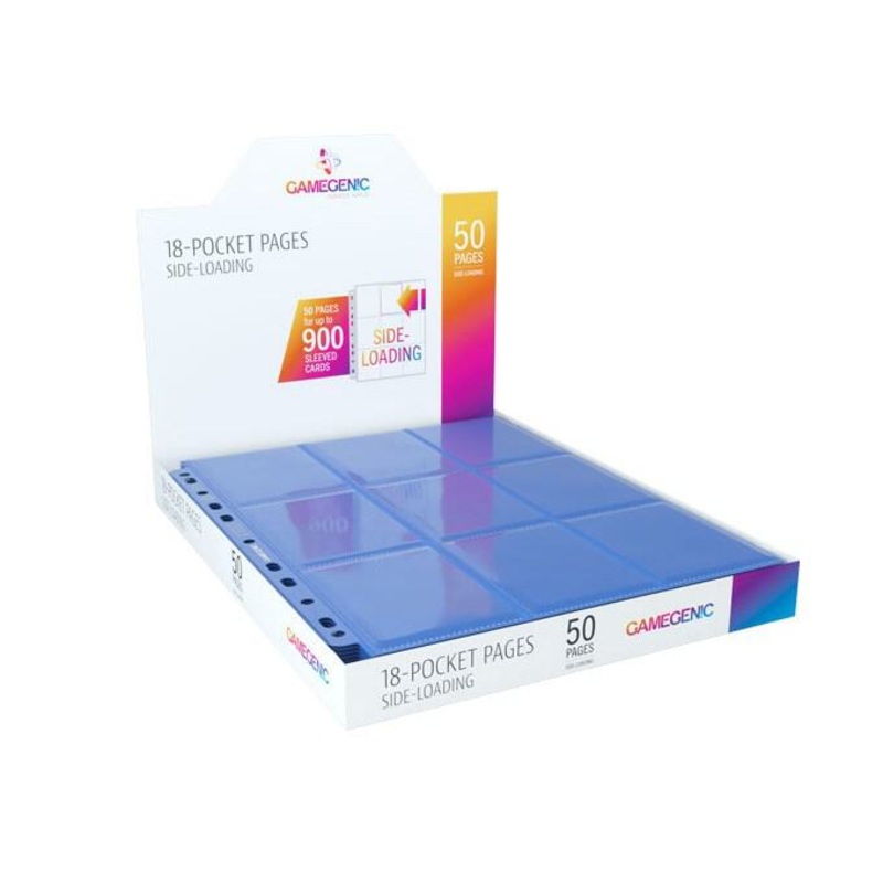 Gamegenic Sideloading 18 Pocket Pages – BLUE (50 pages)