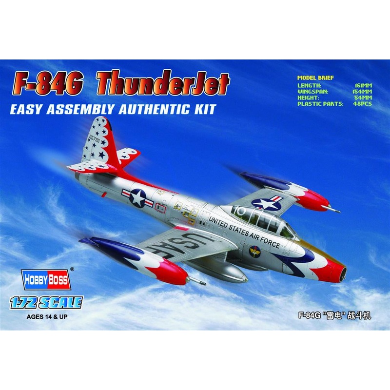 Hobby Boss – 1/72 F-84G Thunderjet Fighter (80247)