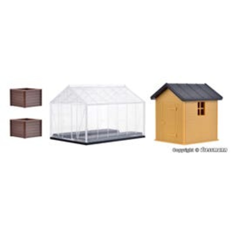 Kibri 38144  HO Green- and gardenhouse kit