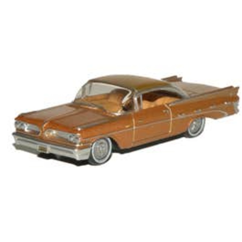 Oxford 87PB59001 HO Pontiac Bonneville Coupe 1959 Canyon Copper Metallic