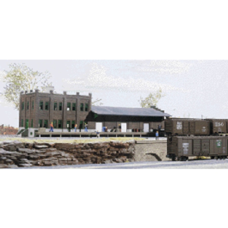 Walthers #933-3201 Water Street Freight Terminal — Kit