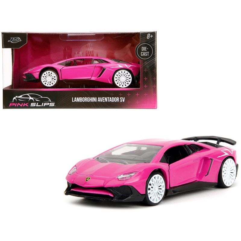 Lamborghini Aventador SV Pink “Pink Slips” Series 1/32 Diecast Model Car by Jada