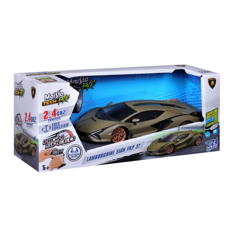 Maisto – 1/24 R/C Premium Lamborghini Sian FKP37 – 2.4GHz (USB)