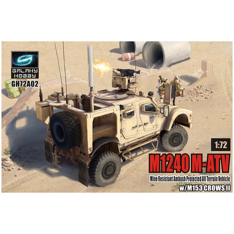 T-Model – 1/72 M1240 M-ATV Mine Resistant Ambush Protected All Terrain Vehicle with M153 CROWS II