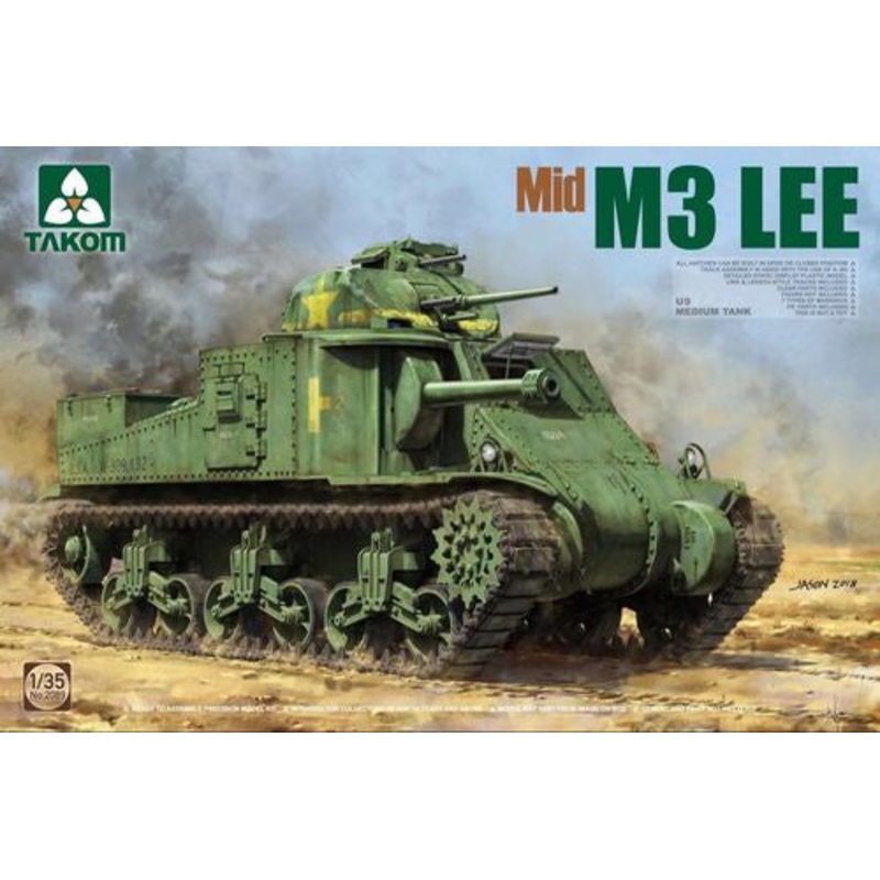 Takom – 1/35 US Medium Tank M3 Lee Mid