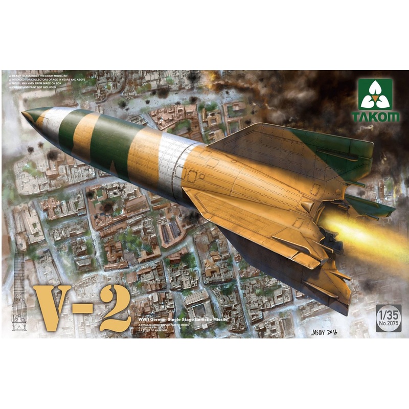 Takom – 1/35 WWII German Single Stage Ballistic Missile V-2