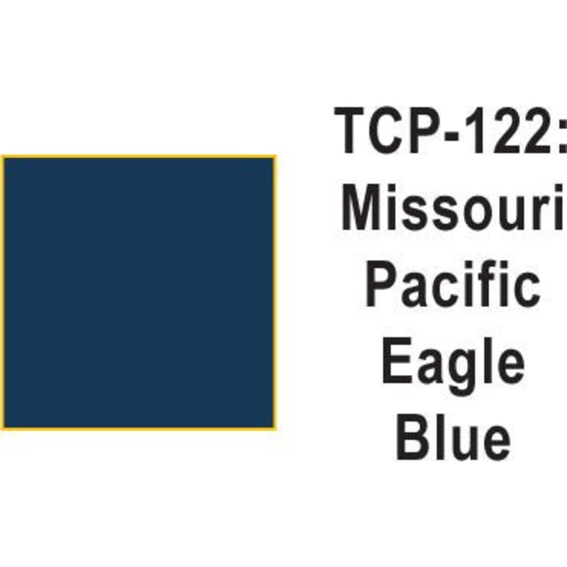 Tru Color TCP-122 Missouri Pacific Eagle Blue Paint 1 ounce
