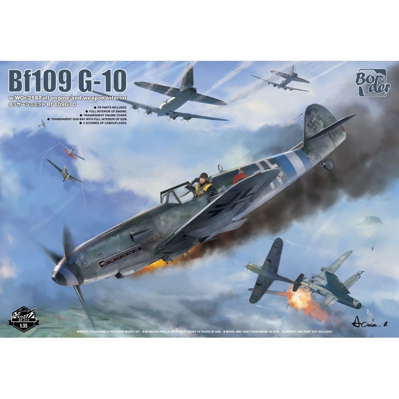 Border Model – 1/35 Bf109 G-10 w/ WGr.21 Full Engine & Weapon Interior