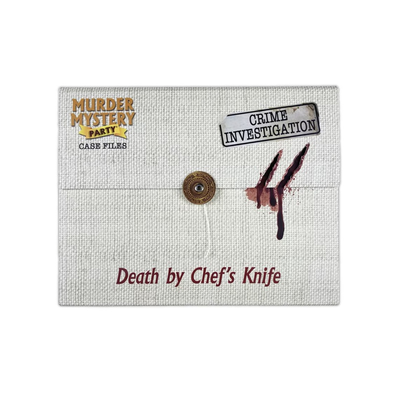 Murder Mystery Party Case Files – Death by Chef’s Knife