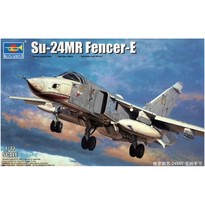 Trumpeter – 1/72 SU-24MR Fencer-E Fighter