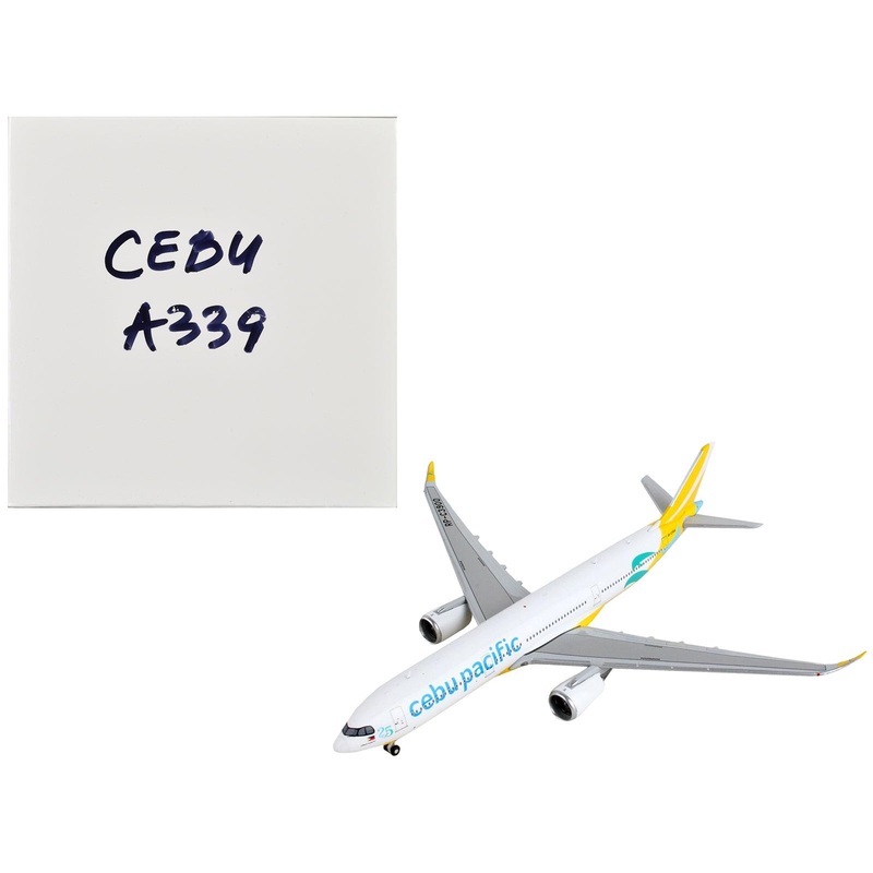 Airbus A330-900 Commercial Aircraft “Cebu Pacific” Yellow and White 1/400 Diecast Model Airplane by GeminiJets