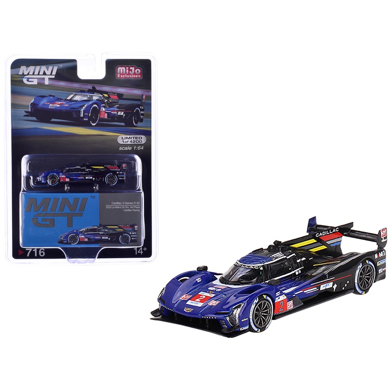 Cadillac V-Series.R #2 Earl Bamber – Alex Lynn – Richard Westbrook “Cadillac Racing” 3rd Place “24 Hours of Le Mans” (2023) Limited Edition to 5400 pieces Worldwide 1/64 Diecast Model Car by Mini GT