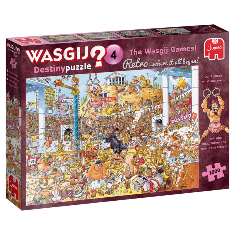 Jumbo – WASGIJ Retro 4 – The Wasgij Games! (1000pcs)