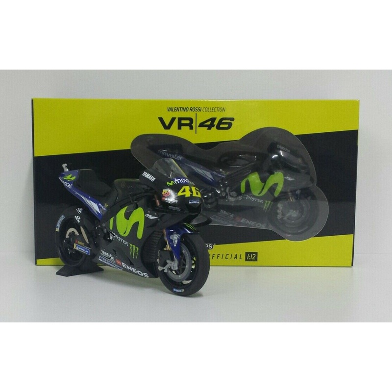 Minichamps – 1/12 Yamaha YZR-M1 Movistar (V. Rossi) Test Valencia November MotoGP 2017