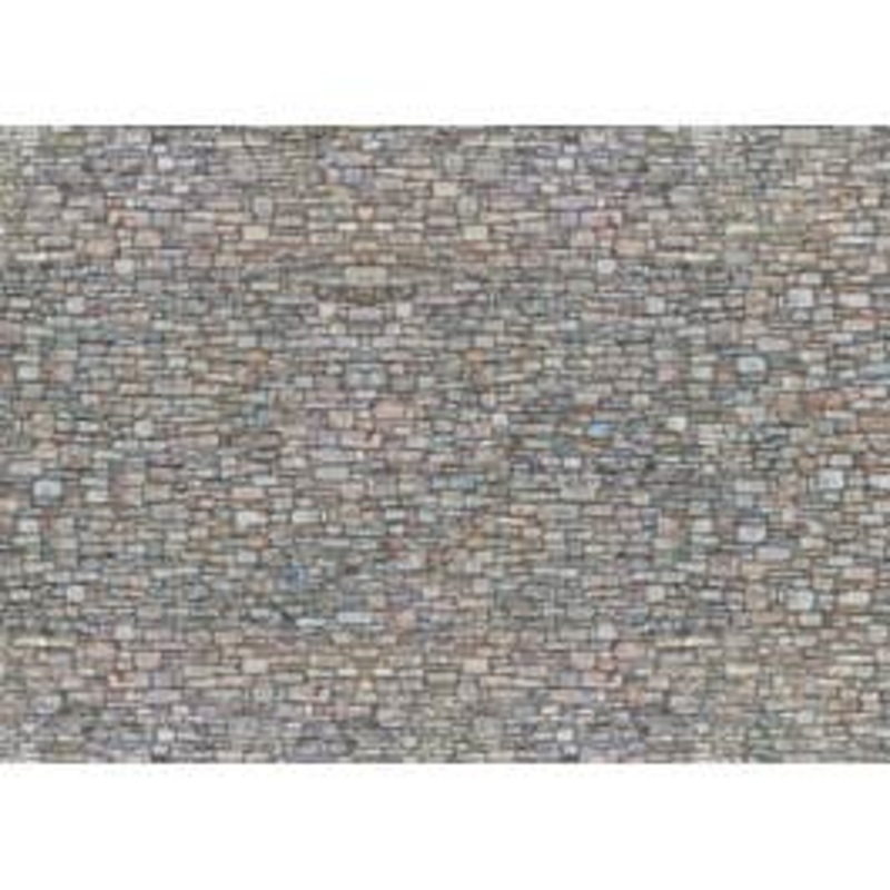 NOCH  56940  N 3D Cardboard Sheet Quarrystone Wall