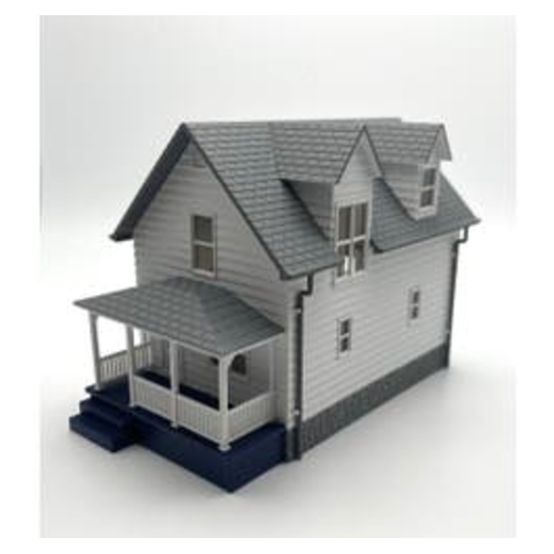 Rock Island Hobby 042102 HO WHITE FARMHOUSE Built up