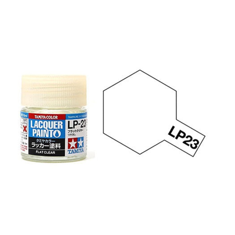 Tamiya – LP-23 Flat Clear (10ml)