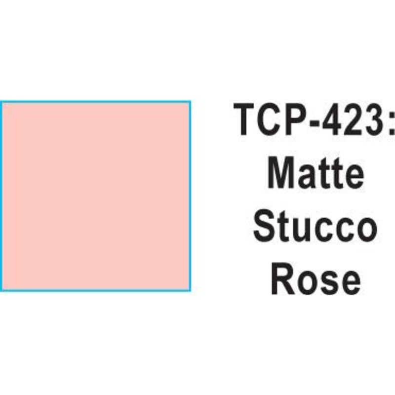 Tru Color TCP-423 Matte Rose Stucco, Paint 1 ounce