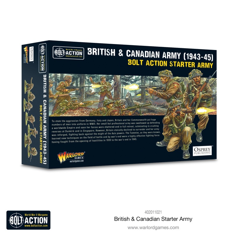 Warlord – Bolt Action: British & Canadian Army (1943-45) Starter Army