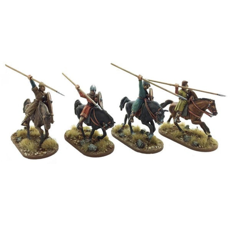 Footsore Miniatures – Breton Cavalrymen thrusting overarm