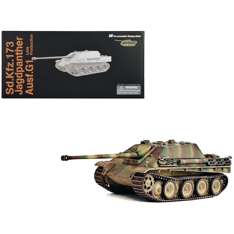 Germany Sd.Kfz.173 Jagdpanther Ausf.G1 Late Production Tank “sPz.Jg.Abt.560 Ardennes” (1944) “NEO Dragon Armor” Series 1/72 Plastic Model by Dragon Models