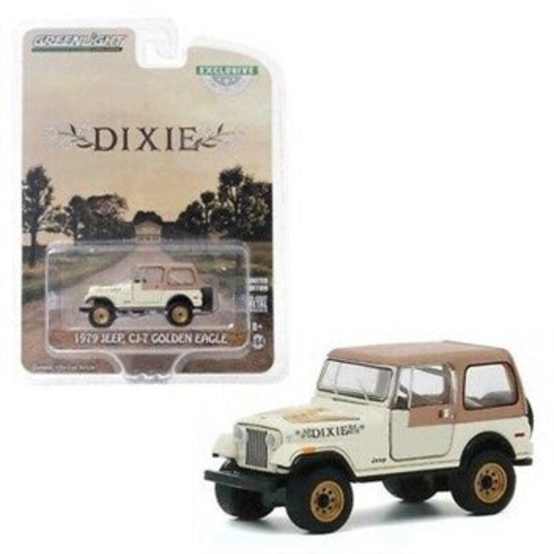 Greenlight – 1/64 Jeep CJ7 Golden Eagle 1979 “Dixie” Hobby Excl 12