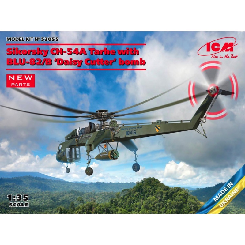ICM – 1/35 Sikorsky Ch-54A  w/ M-121 Bomb