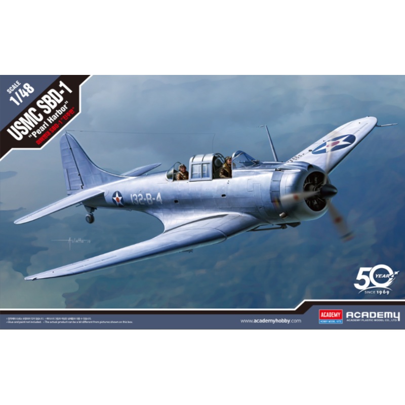 Academy – 1/48 USMC SBD-1 Dauntless “Pearl Harbor”