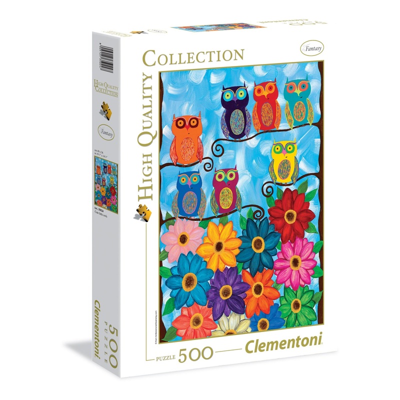 Clementoni – Cute Little Owls (500pcs)