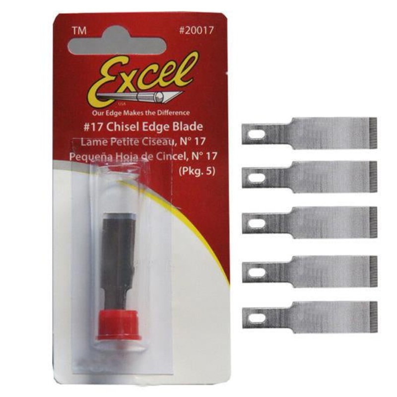 Excel – Blade #17 Small Chisel Edge (5) Pcs