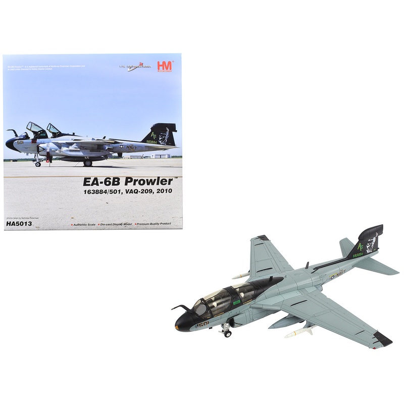 Grumman EA-6B Prowler Aircraft “163884/501 VAQ-209 Star Warriors” (2010) United States Navy “Air Power Series” 1/72 Diecast Model by Hobby Master