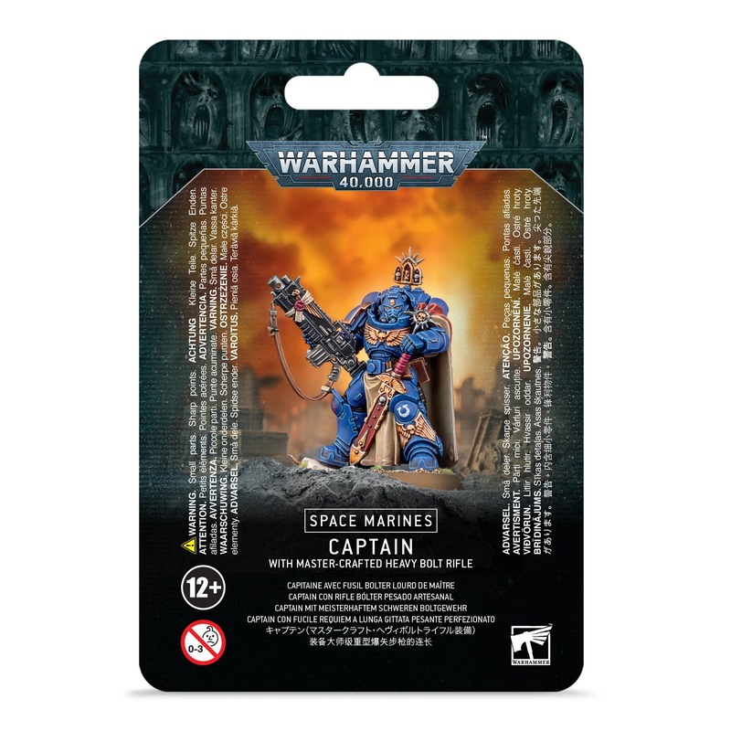 GW – Warhammer 40k Space Marines: Captain With Master-Crafted Bolt Rifle  (48-48)