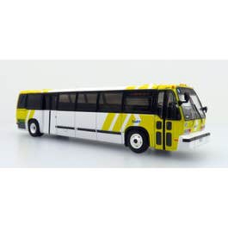 Iconic Replicas 87-0319  HO 1999 TMC RTS Transit Bus: DART Dallas