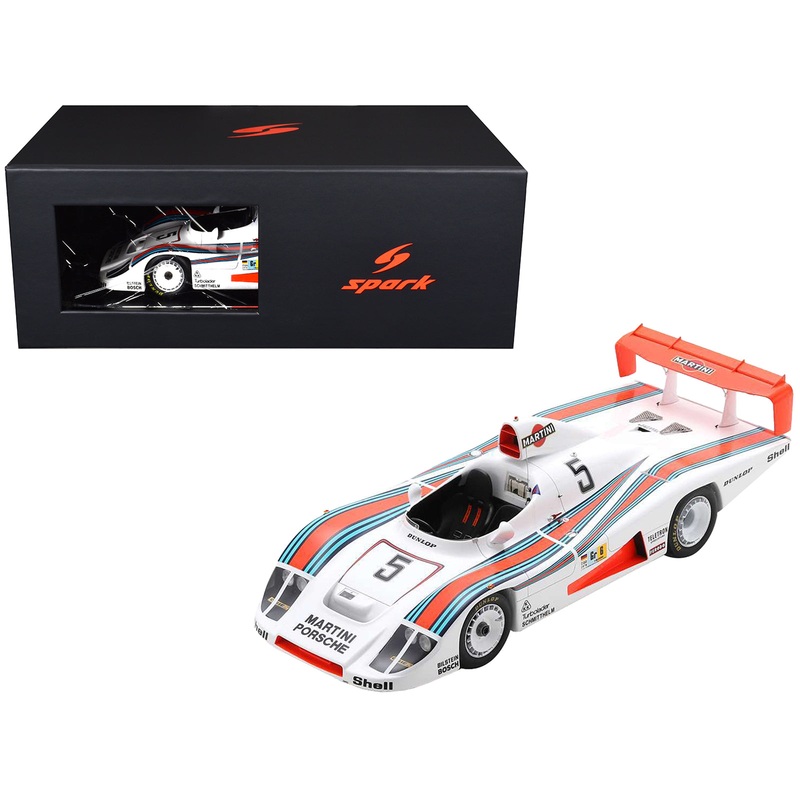Porsche 936/78 #5 Jacky Ickx – Henri Pescarolo – Jochen Mass “Martini Racing Porsche System” “24 Hours of Le Mans” (1978) with Acrylic Display Case 1/18 Model Car by Spark