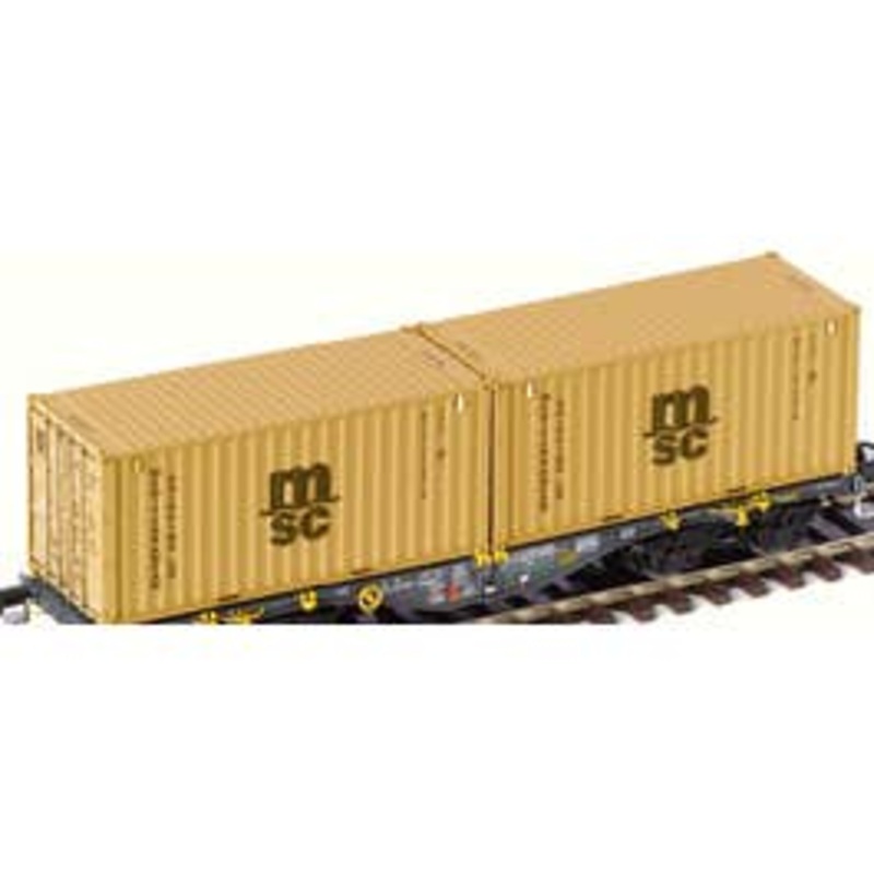 PT Trains 100323 HO Container 20DV MSCU