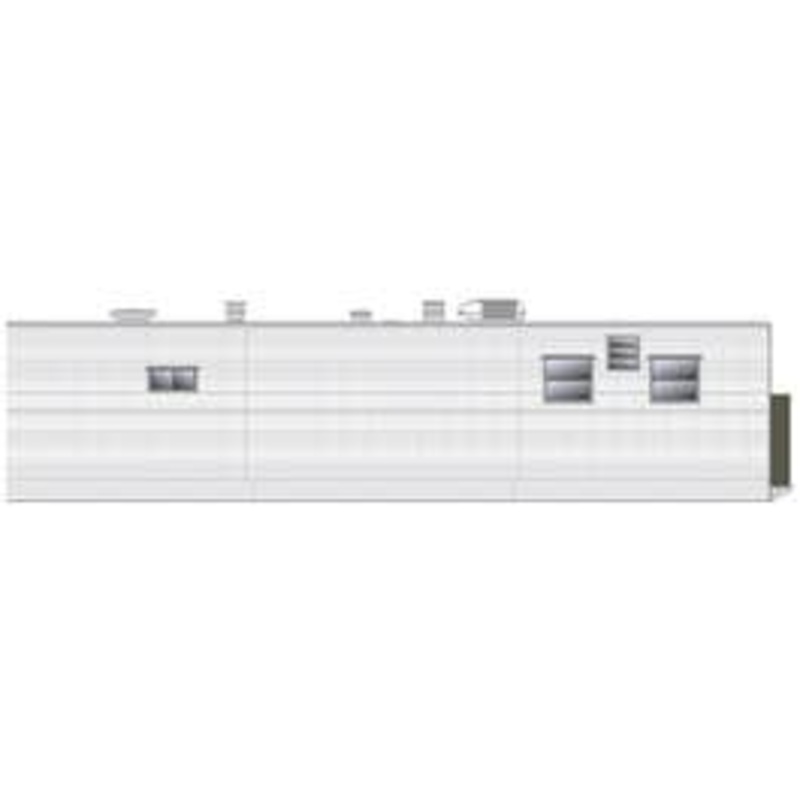 Rapido 138202 HO MOW Camp Trailers Kitchen Trailer